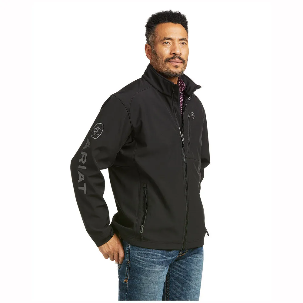 10037439 Ariat Men's Logo 2.0 Patriot Softshell Carry Conceal Jacket - Black