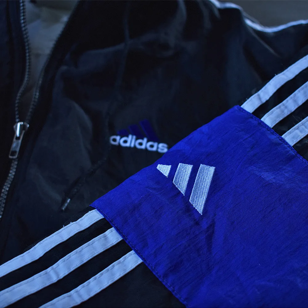 90’s adidas 中綿入り フード付き ナイロンジャケット 231119