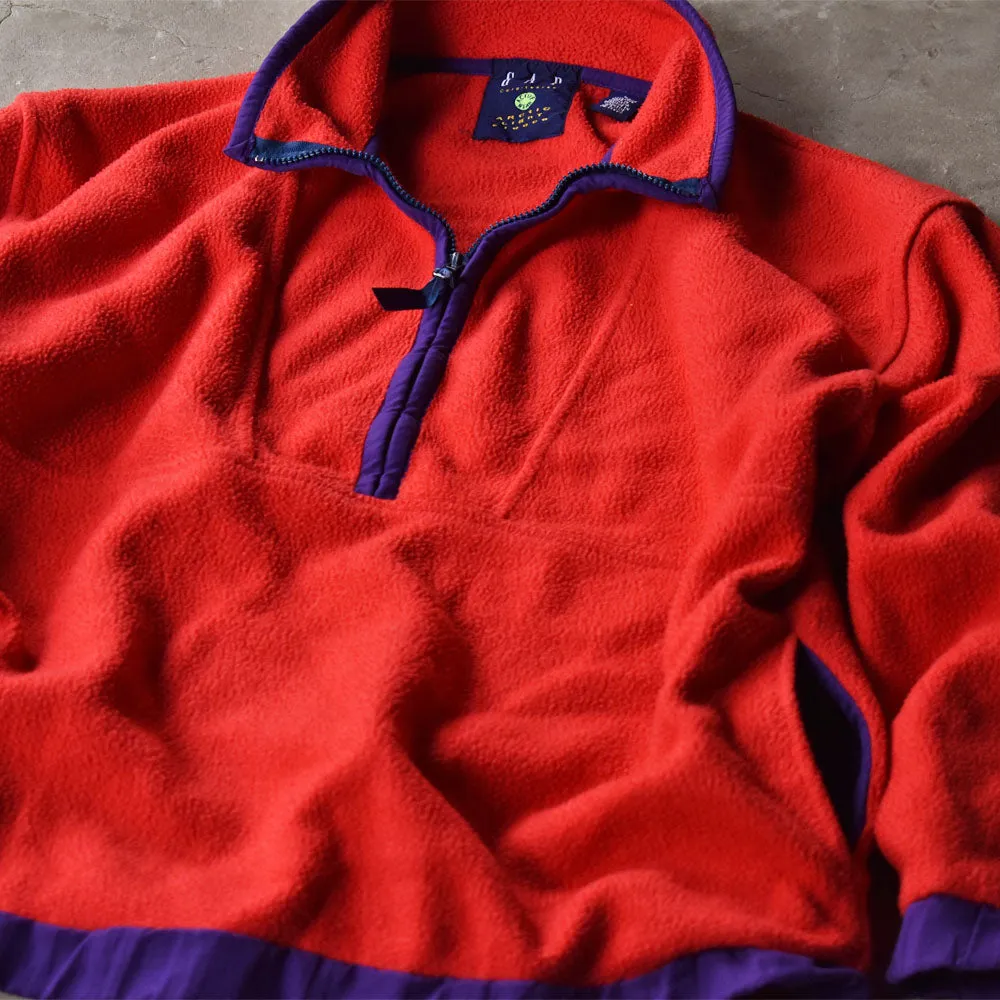 90’s GAP ナイスカラー！ ハーフジップ フリースプルオーバー 240111