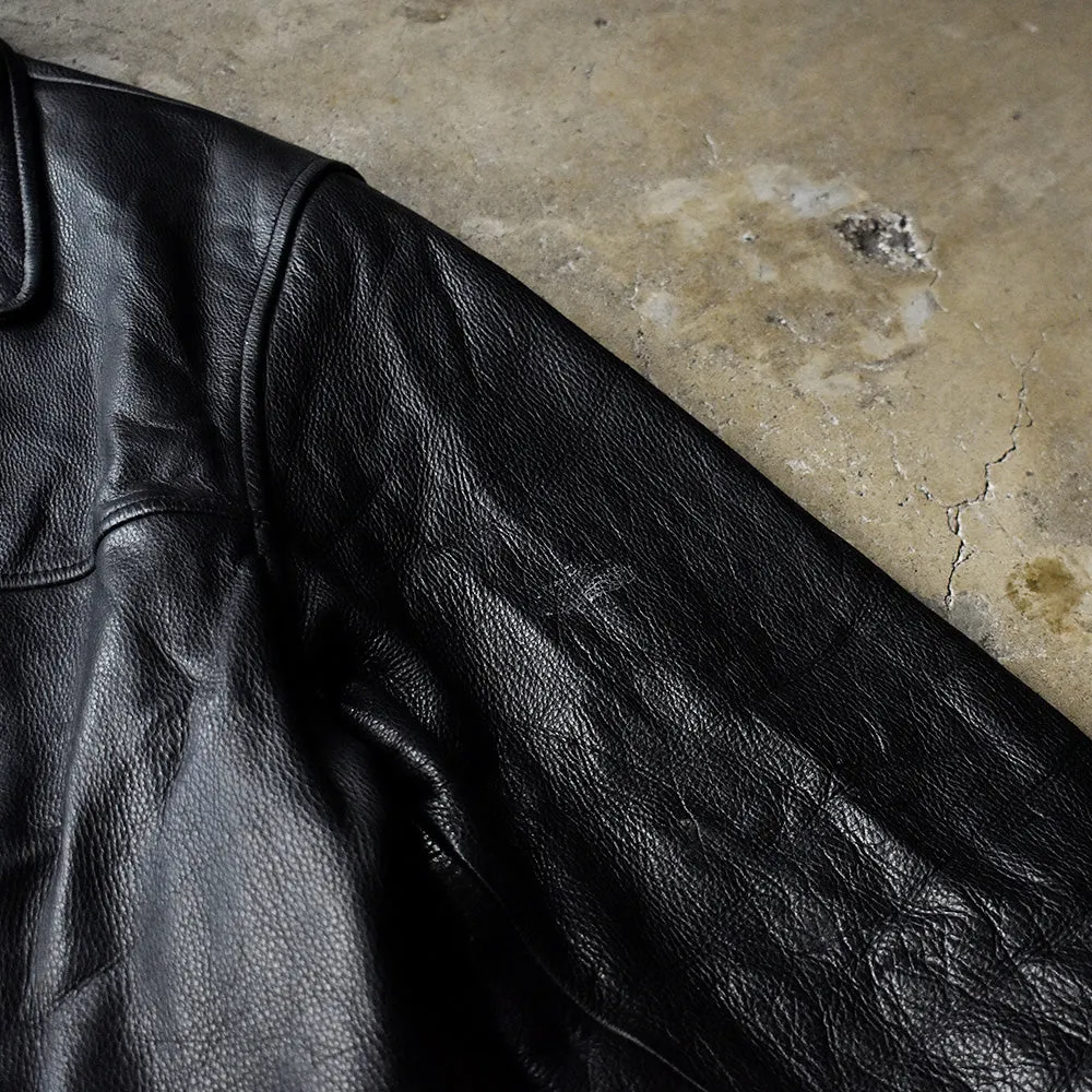 90’s Kenneth Cole レザーカーコート レザージャケット 240122H