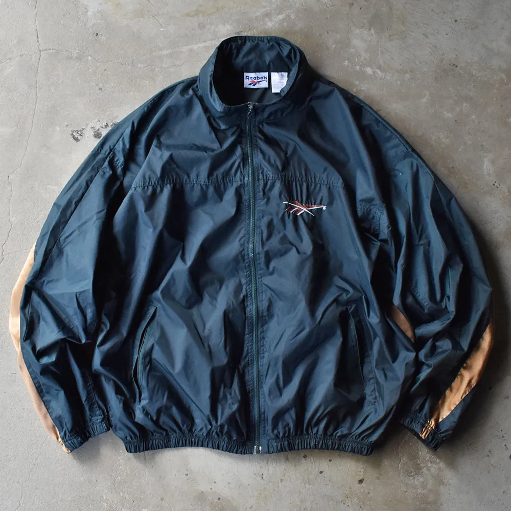 90’s Reebok 超ビッグロゴ！ ナイロン トラックジャケット 240816