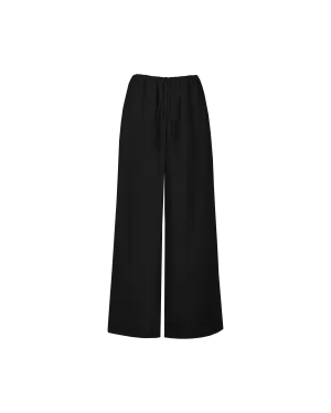 ANDIE LINEN PANT BLACK
