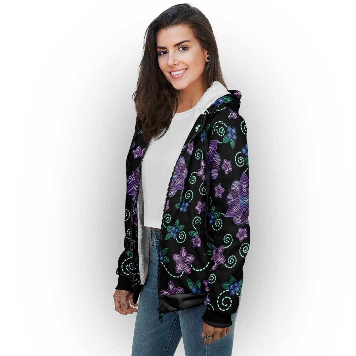 Berry Picking Sherpa Hoodie