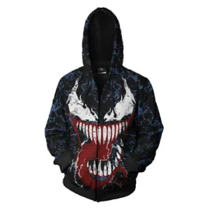 Blue VENOM Hoodie Jacket