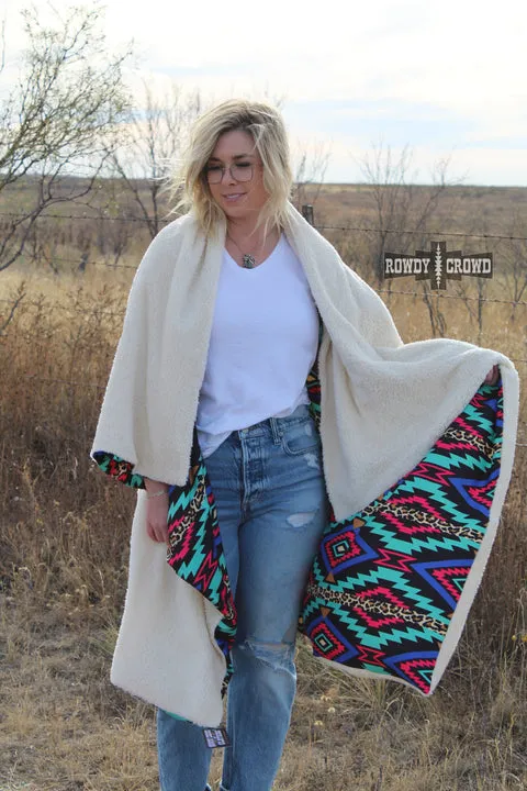 Boujee Cowgirl Sherpa Cuddle Blanket