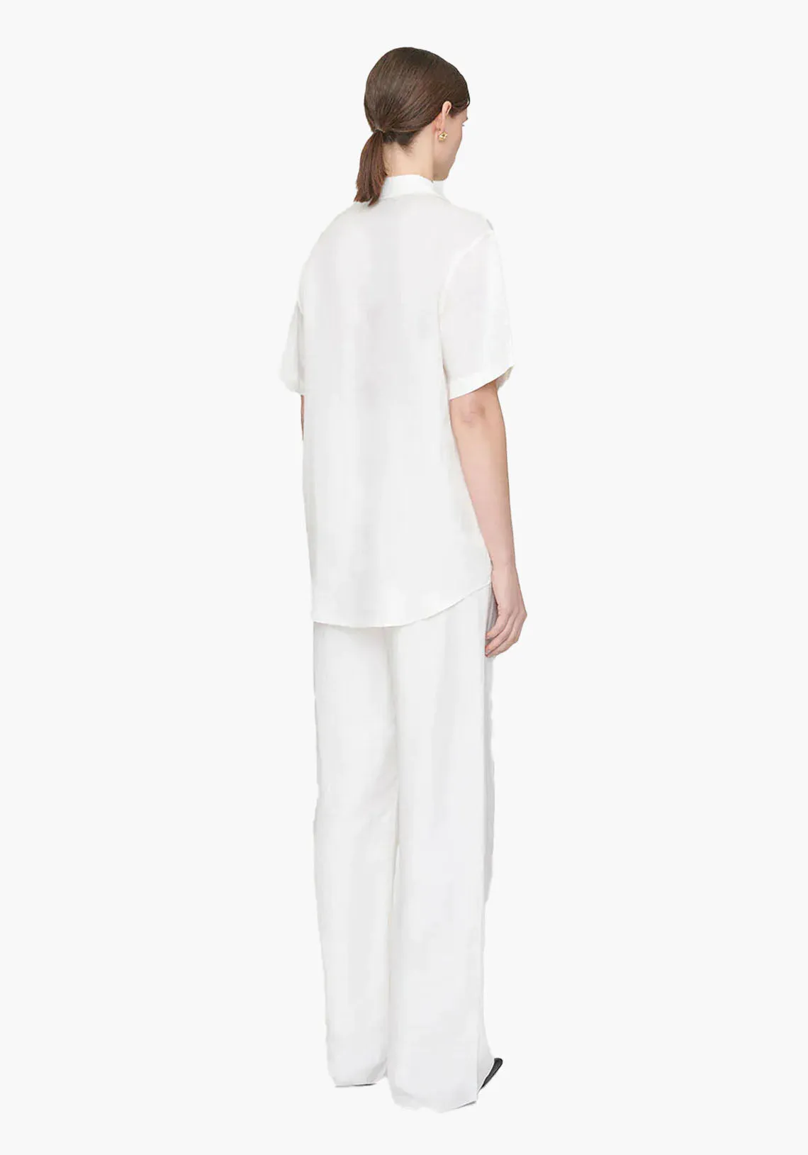 CARRIE PANT WHITE LINEN BLEND
