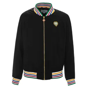 Casablanca Black Silk Jacket
