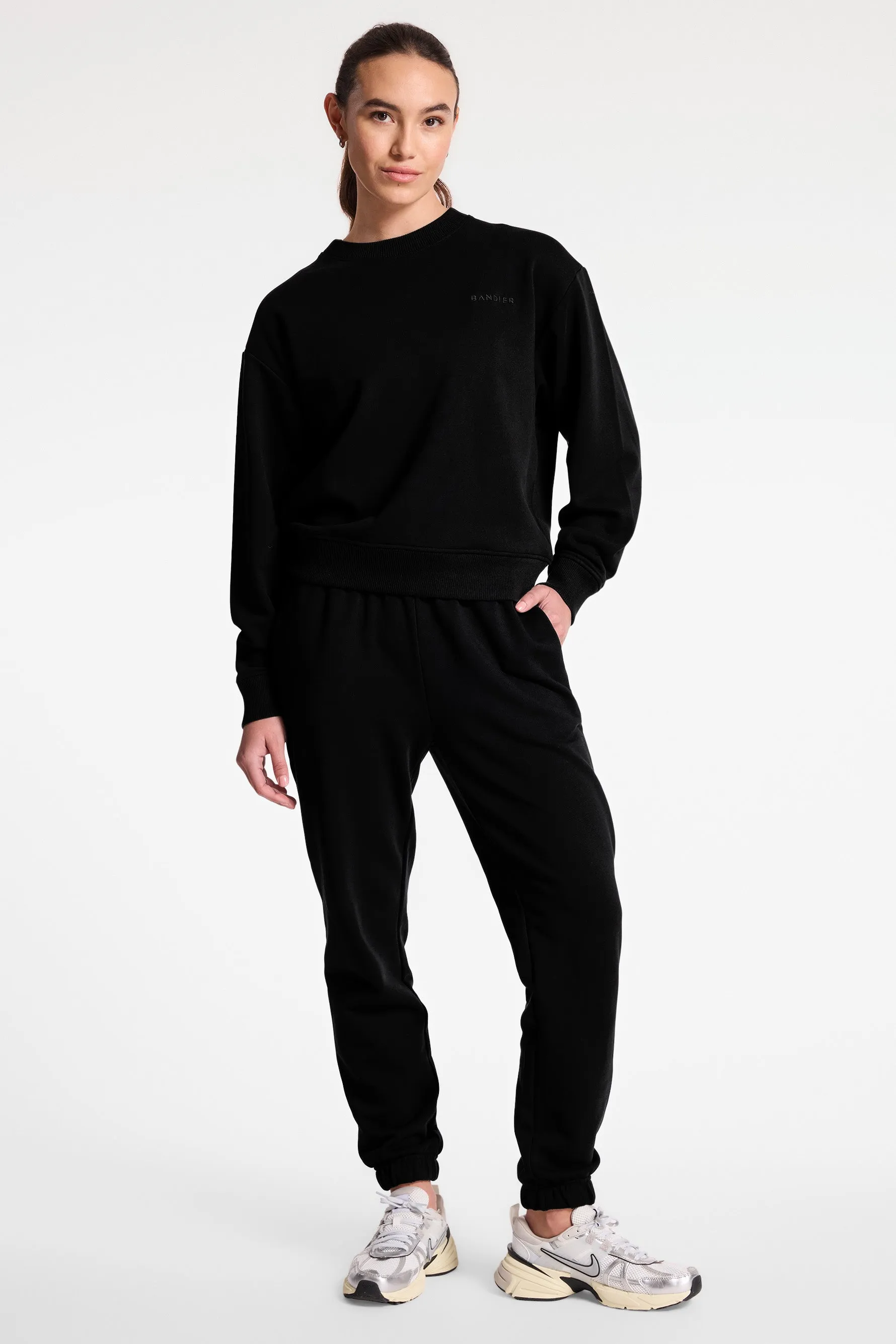 Classic Logo Terry Jogger - Black