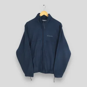 Columbia Sportswear Blue Fleece Sweatshirt Medium
