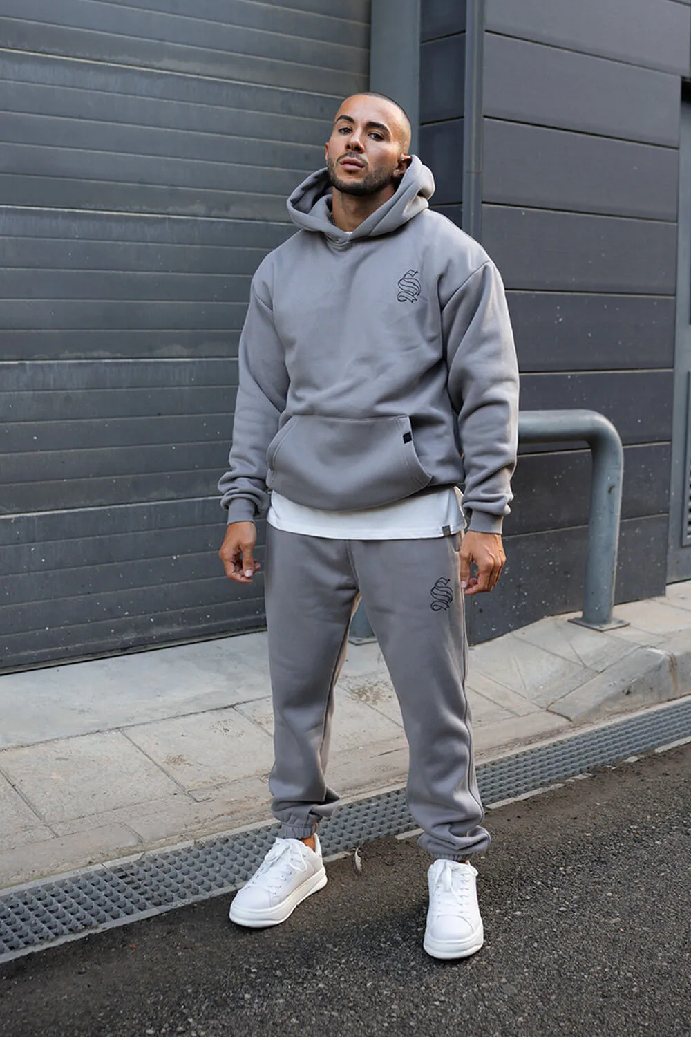 Core Logo Joggers - Fog