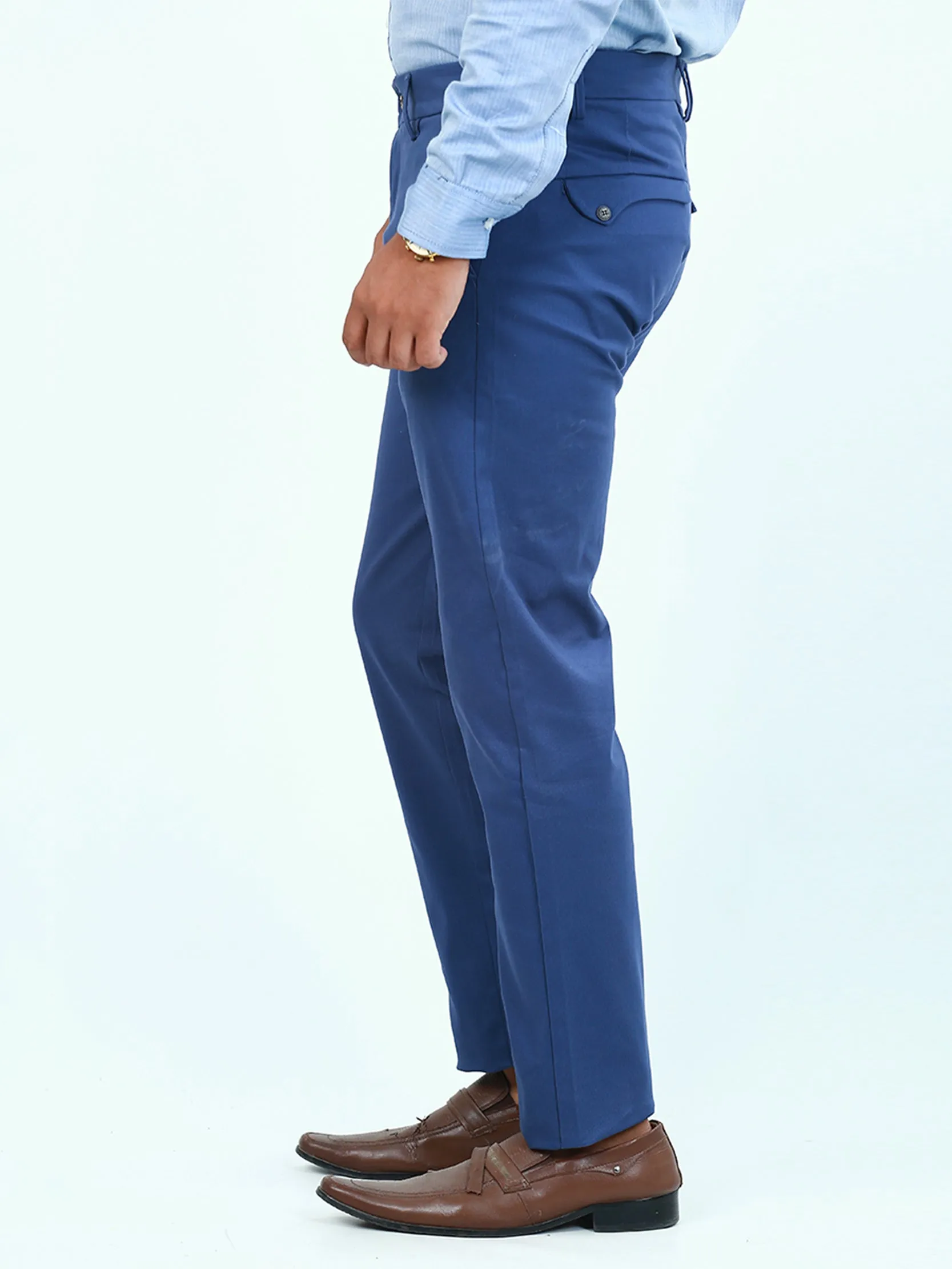 Cotton Chino Pant For Men Ink Blue MCP17