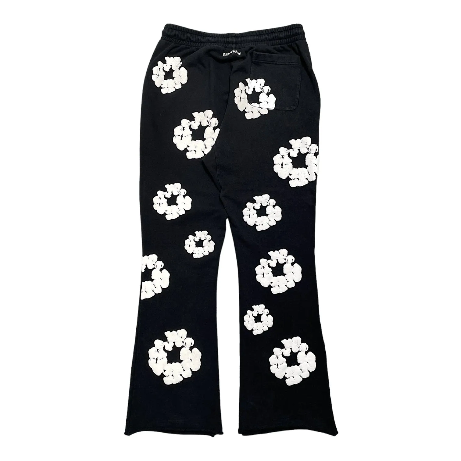 Denim Tears x Readymade The Cotton Wreath Flare Sweatpants Black Pre-Owned