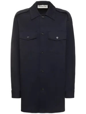 Designers Remix   Dylan organic cotton blend long jacket 