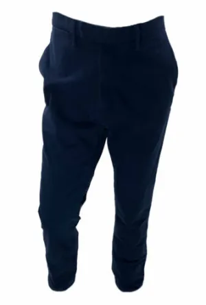 DKNY Men's Side Stripe Flat Front Chino Pants Navy Blue
