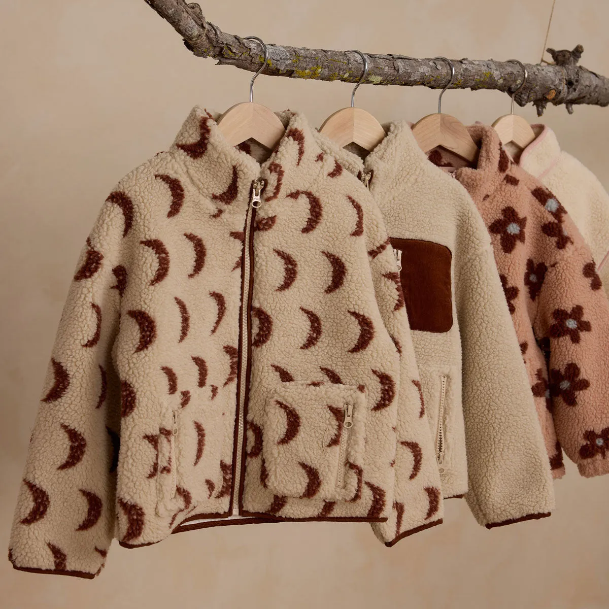 Felix Jacket - Moons - Stone - FINAL SALE