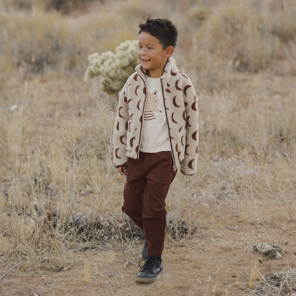 Felix Jacket - Moons - Stone - FINAL SALE