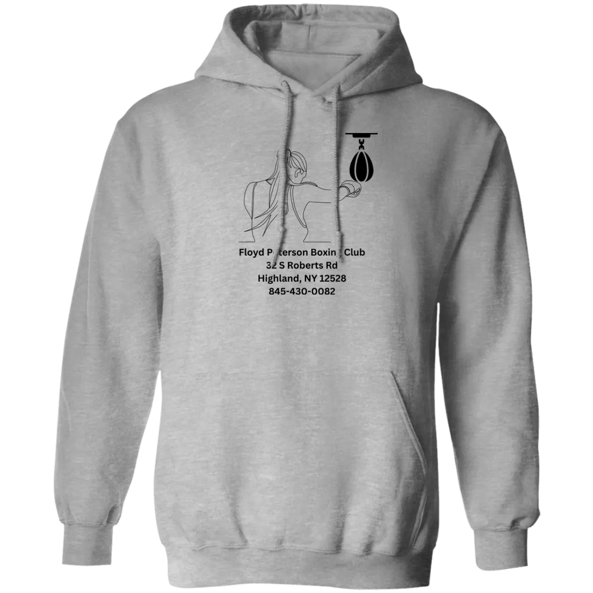 Female Boxer Pullover Hoodie
