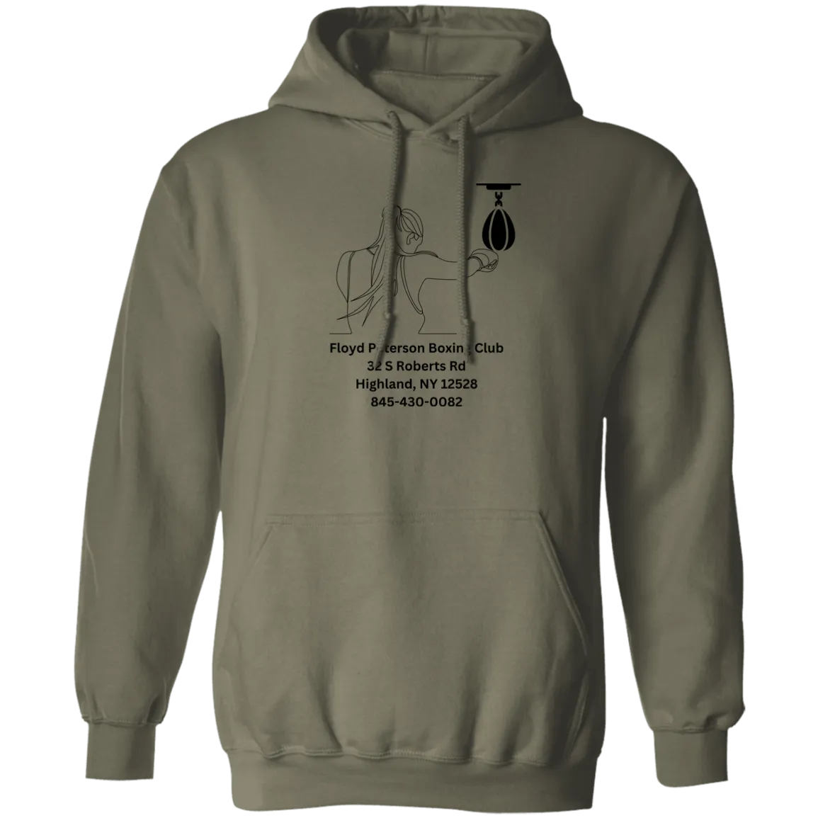 Female Boxer Pullover Hoodie