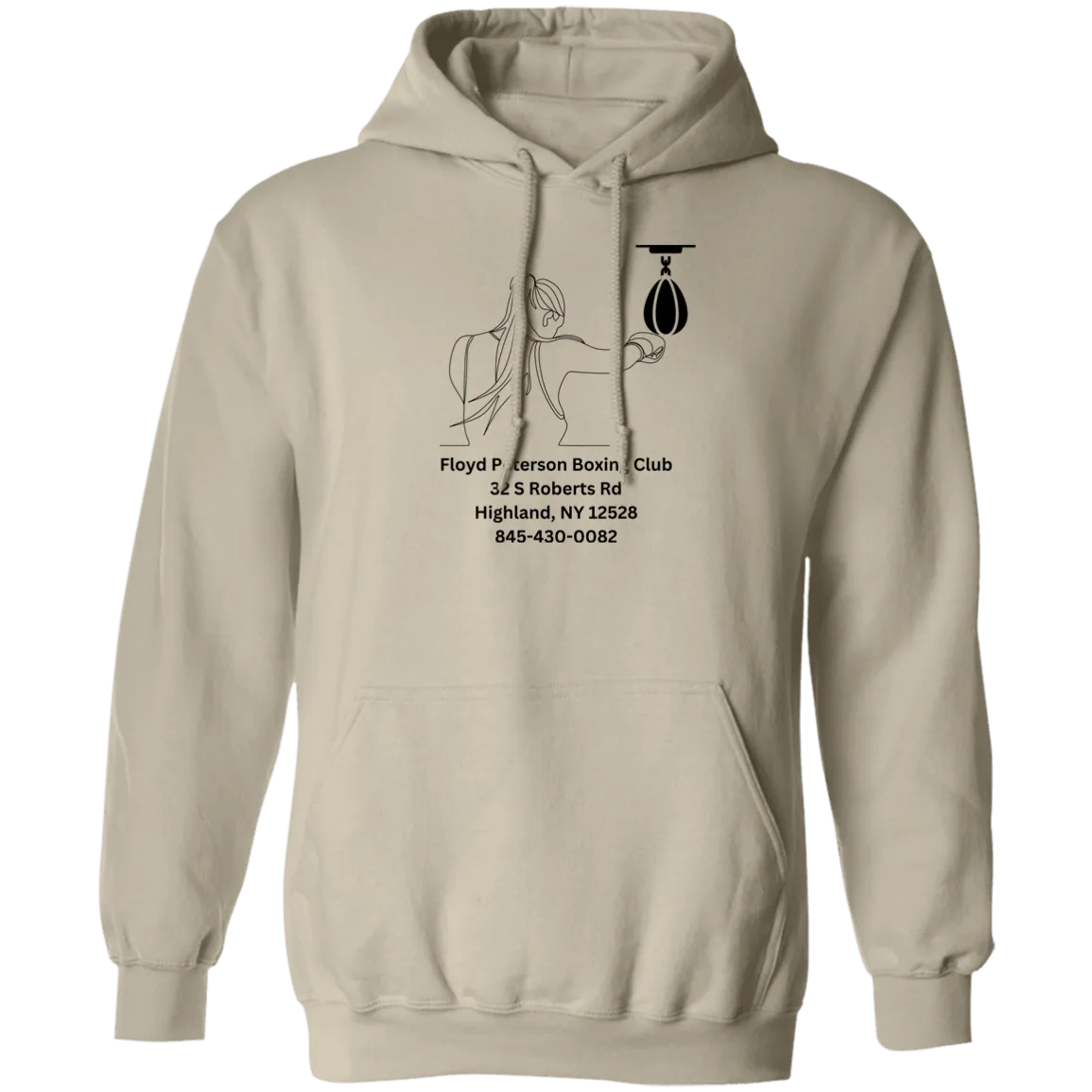 Female Boxer Pullover Hoodie