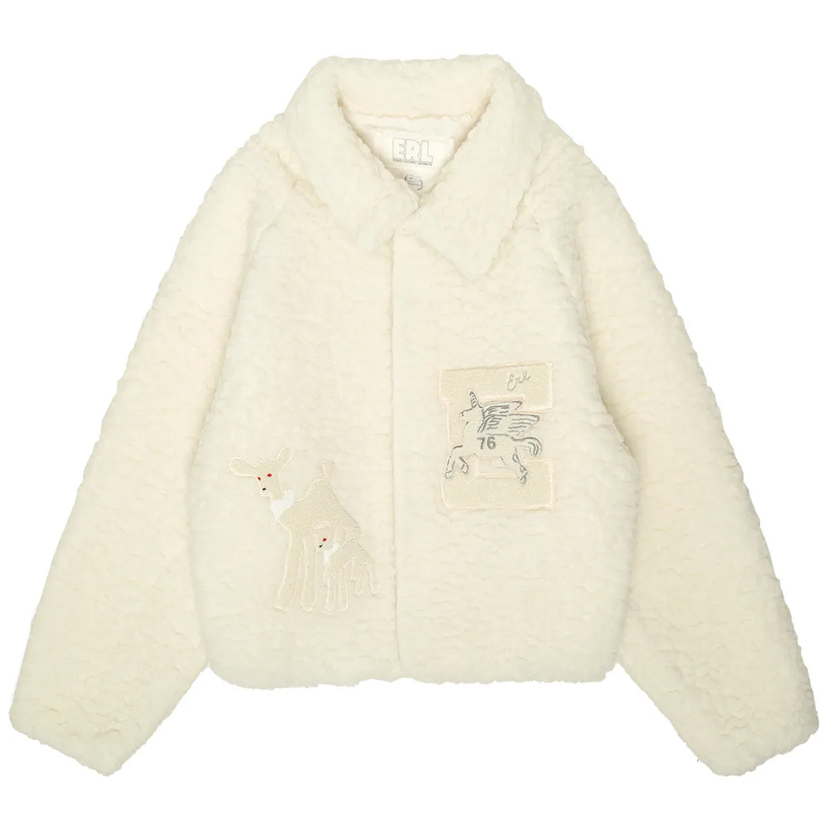 FLEECE VARSITY JACKET
