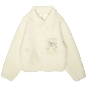 FLEECE VARSITY JACKET