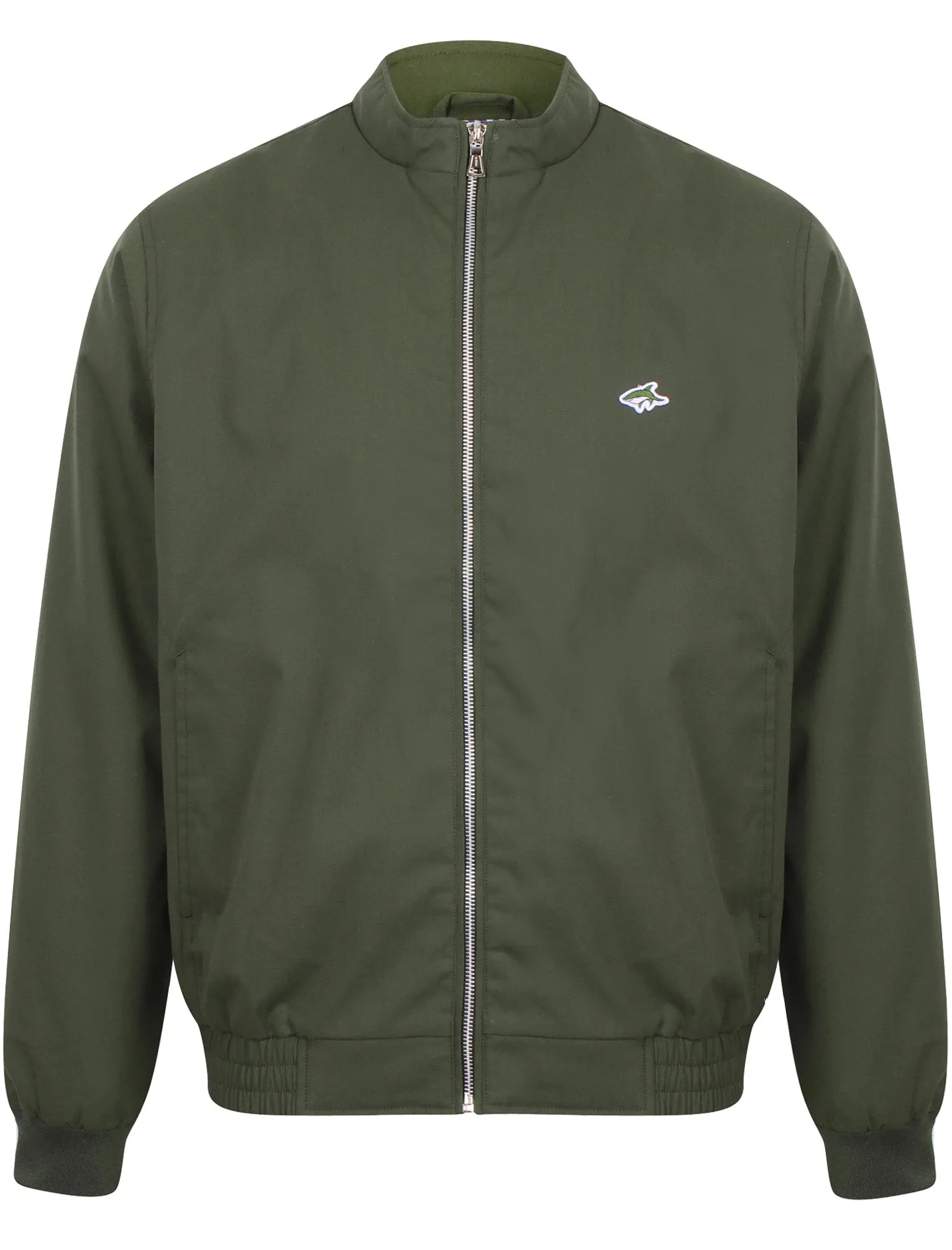 Frederick Harrington Bomber Jacket In Khaki - Le Shark