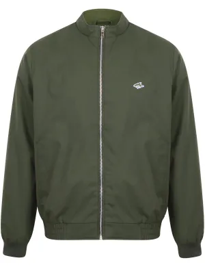 Frederick Harrington Bomber Jacket In Khaki - Le Shark