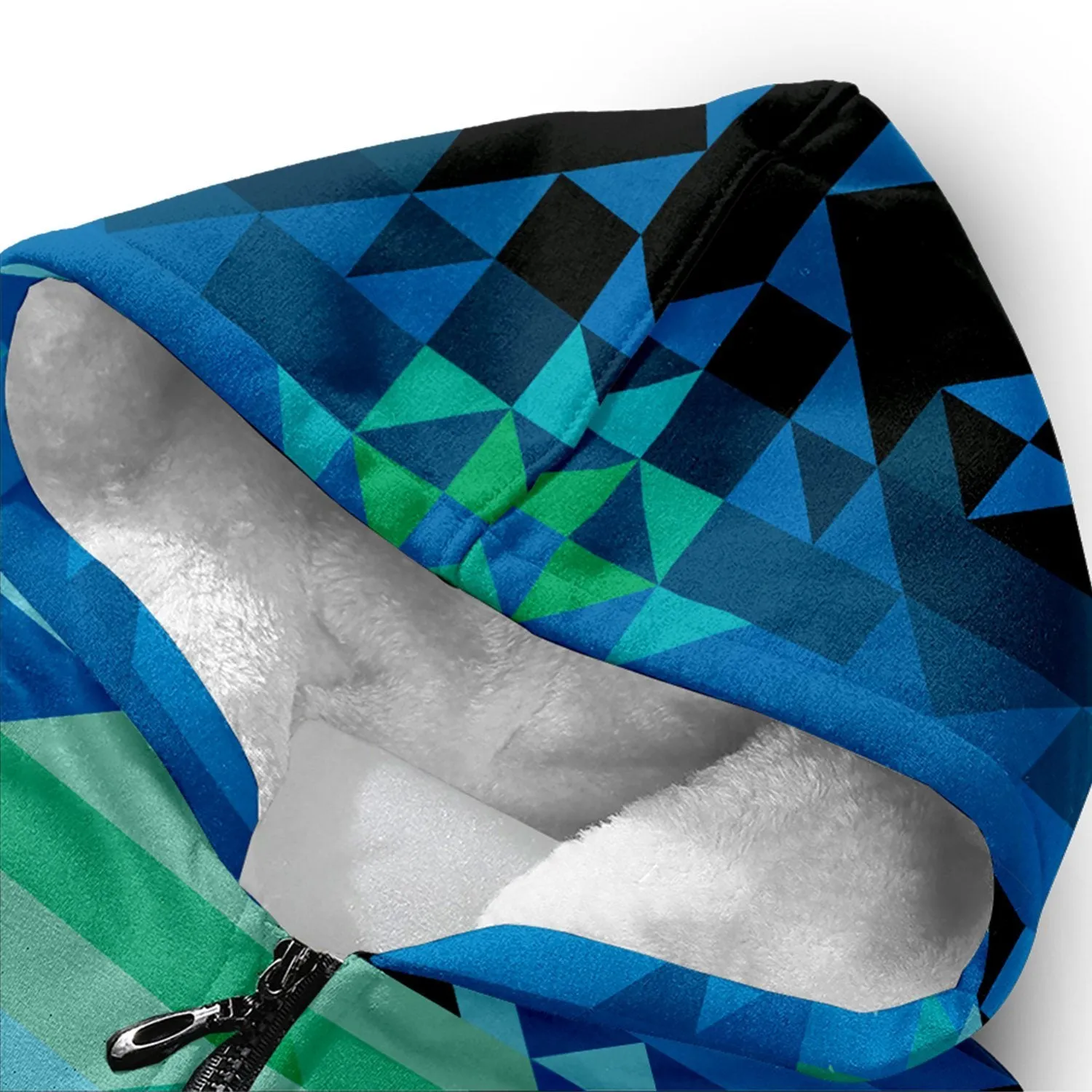 Green Star Sherpa Hoodie