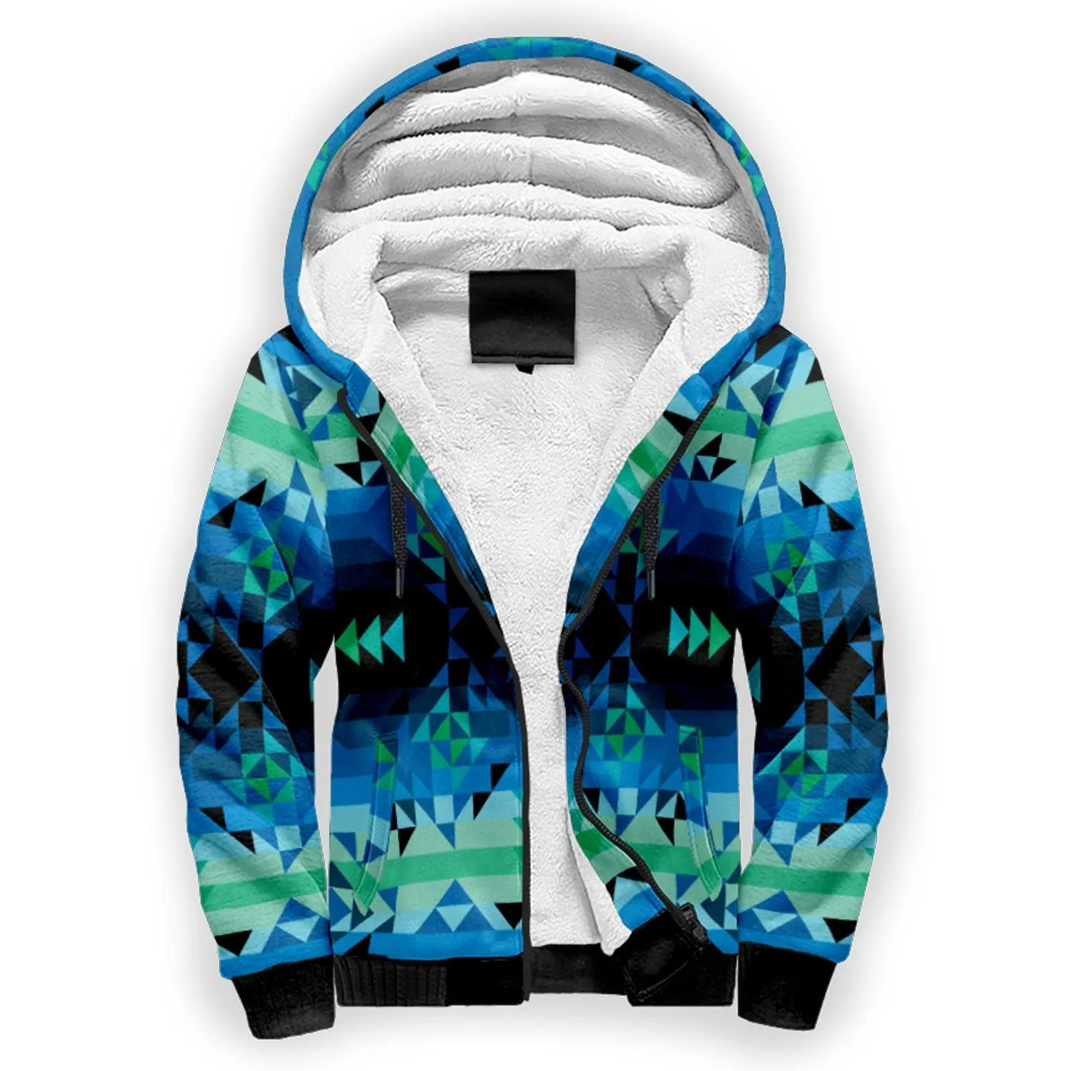Green Star Sherpa Hoodie