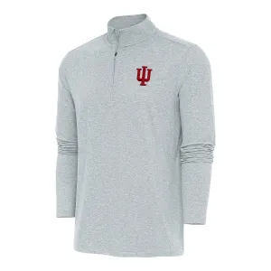 Indiana Hoosiers Hunk Trident 1/4 Zip Grey Jacket