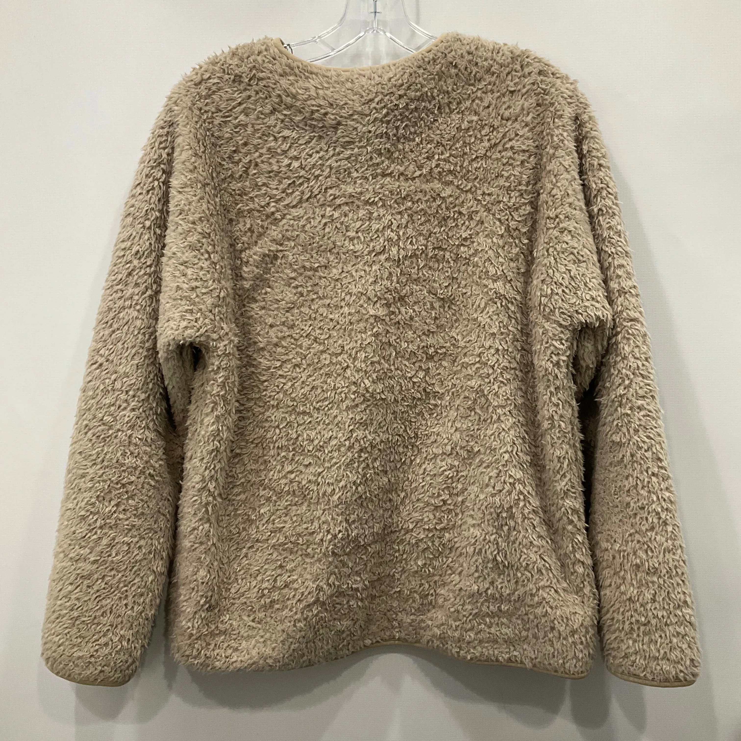 Jacket Faux Fur & Sherpa By Lululemon In Tan, Size: M