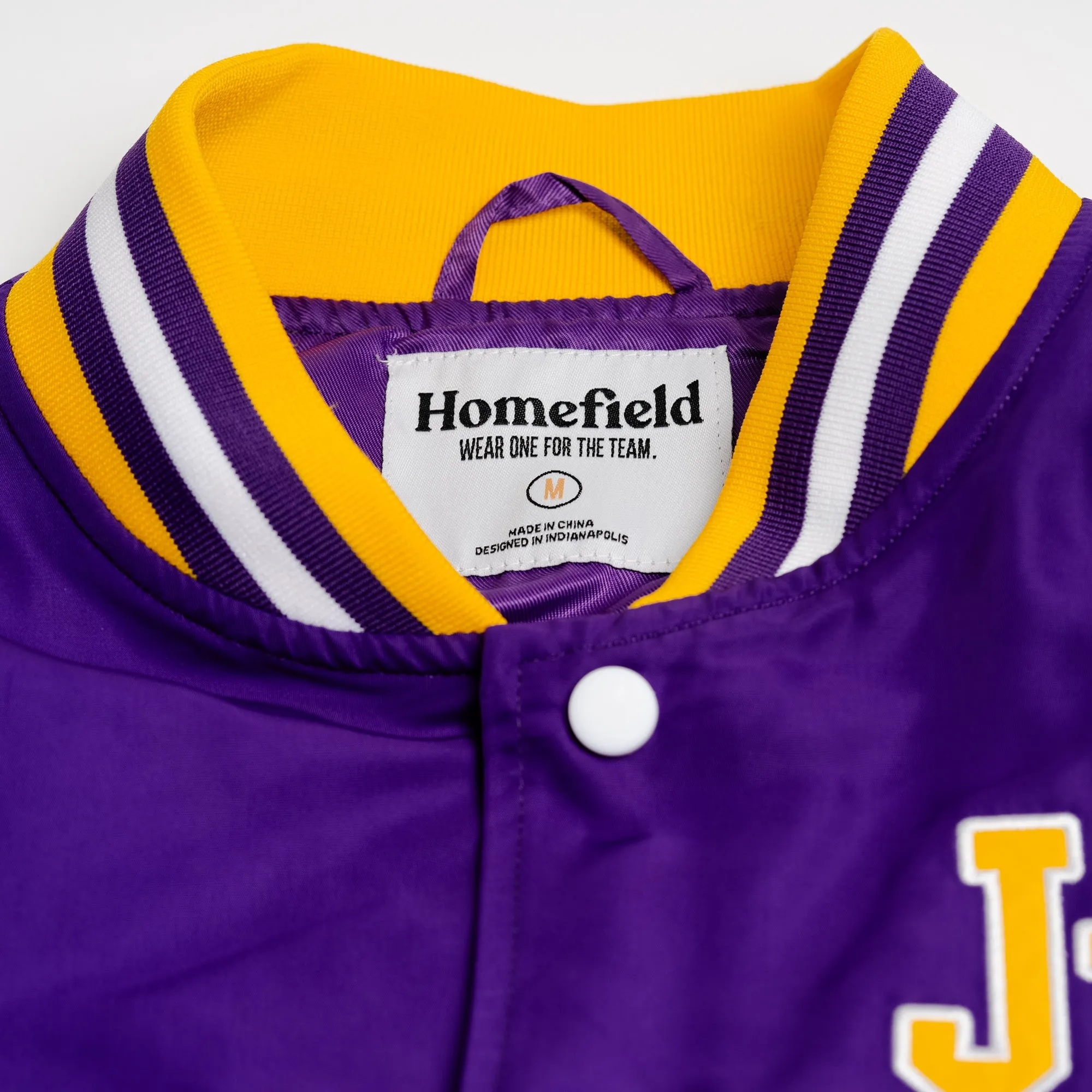 James Madison Dukes Vintage Script Bomber Jacket