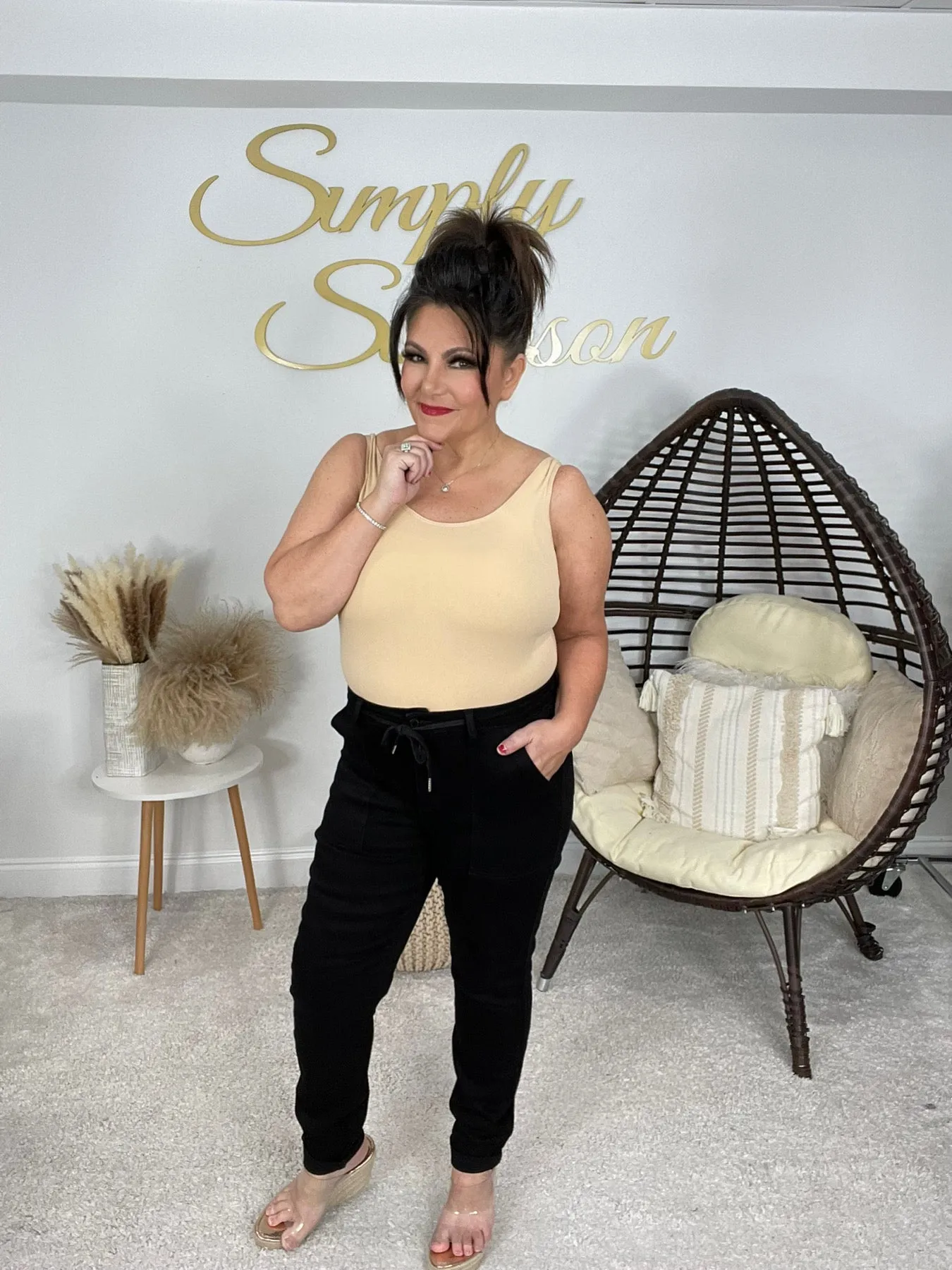Judy Blue High Rise Black Joggers