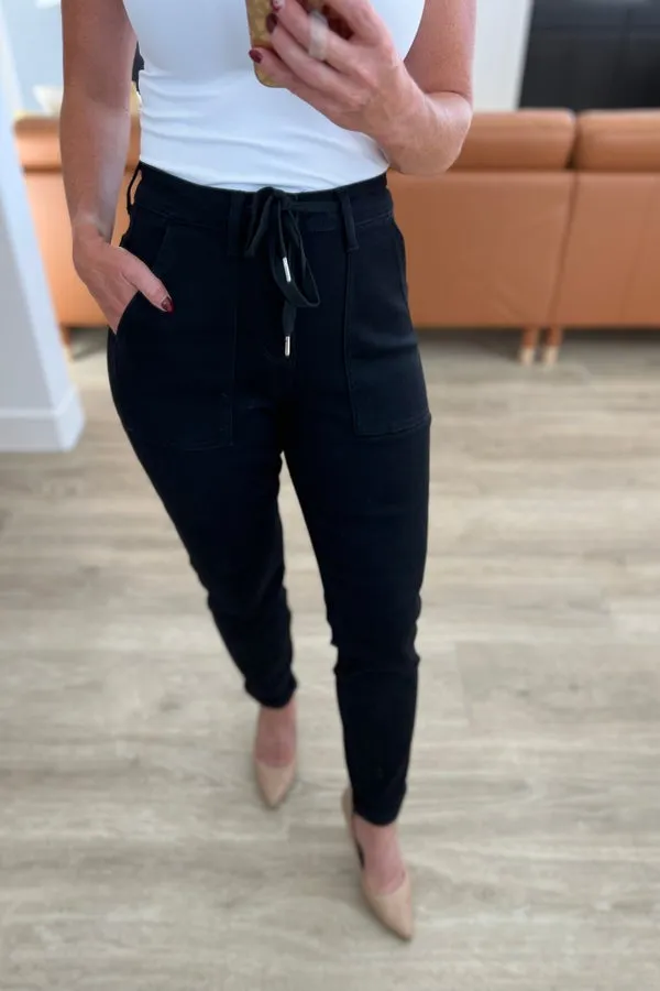 Judy Blue High Rise Black Joggers