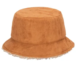 Kid's Reversible Faux Suede Bucket