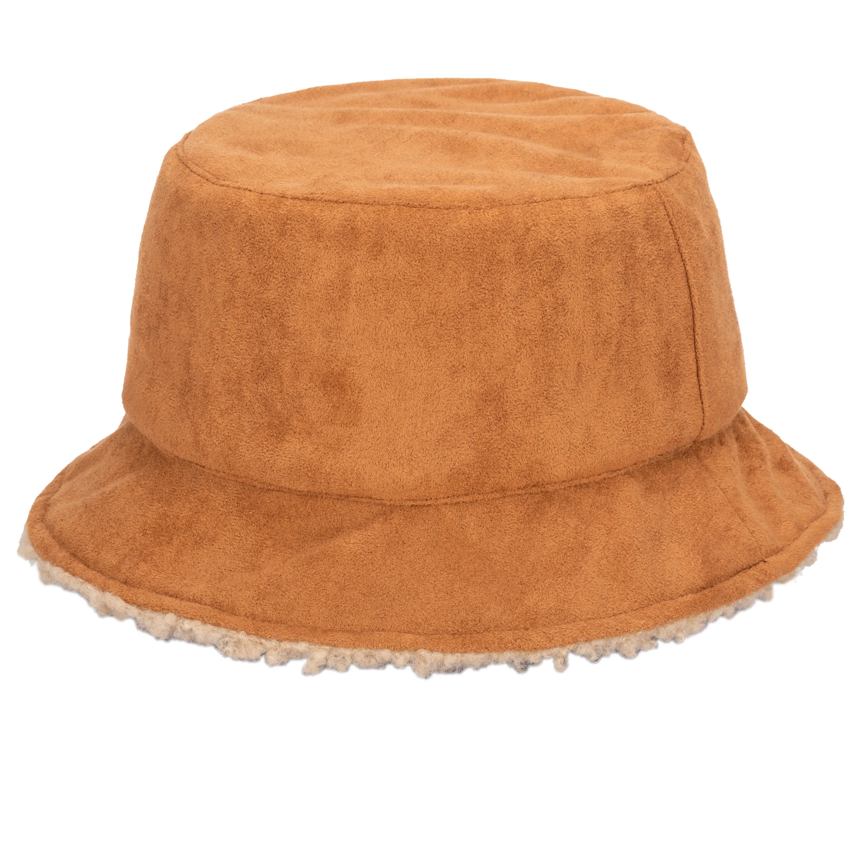 Kid's Reversible Faux Suede Bucket