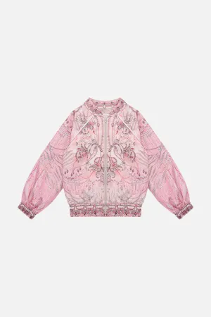 KIDS SELF COLLAR BOMBER JACKET 12-14 STARSHIP SISTAS