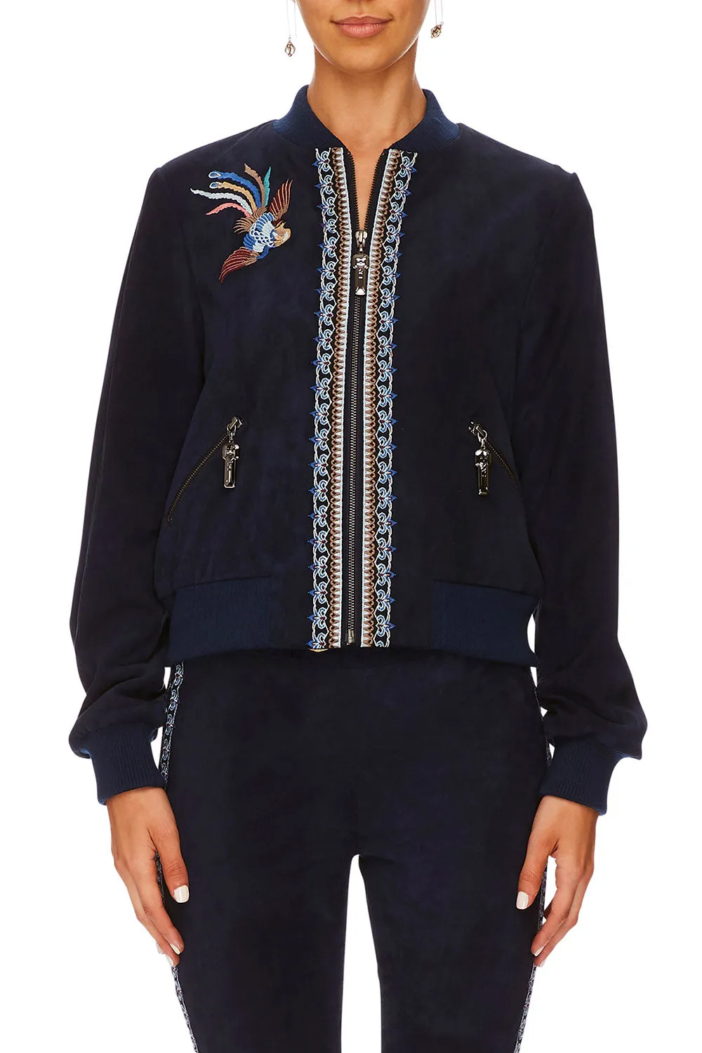 LEATHER BOMBER JACKET FOR THE FANS