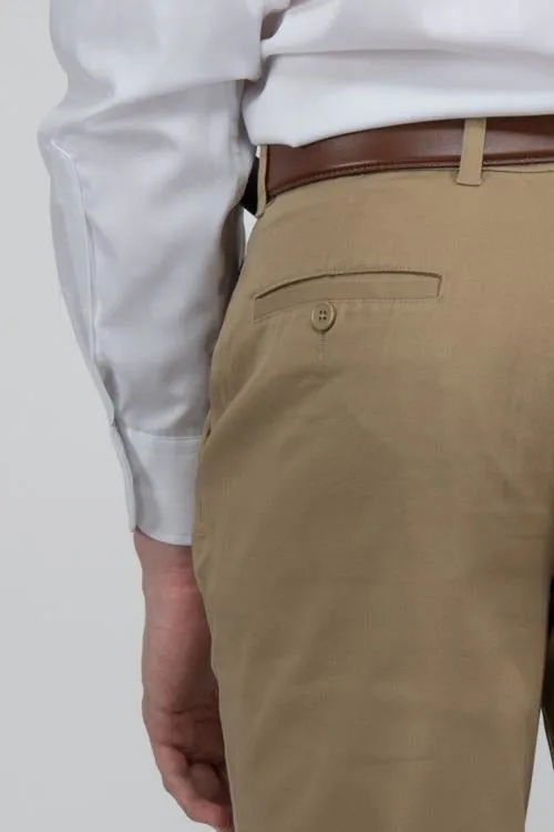 Men's Flat Front Slim Chino Pant