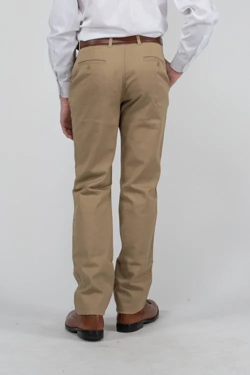 Men's Flat Front Slim Chino Pant