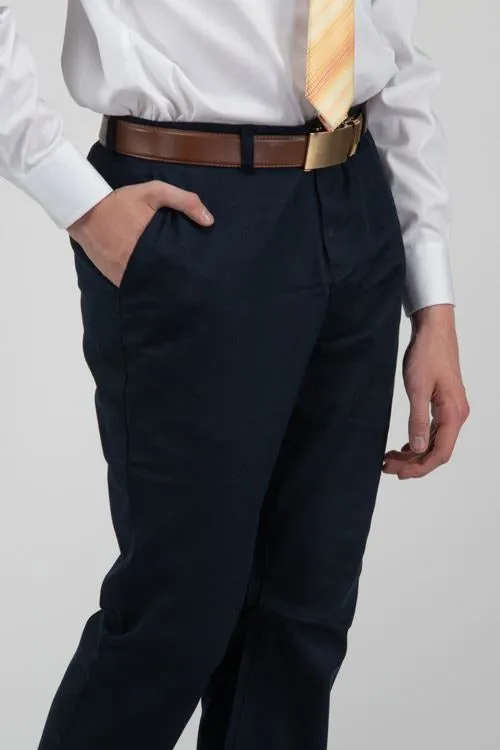 Men's Flat Front Slim Chino Pant