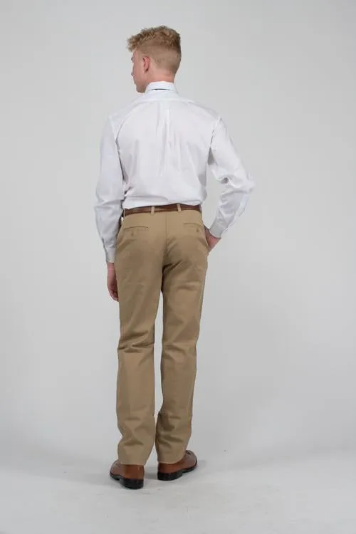 Men's Flat Front Slim Chino Pant