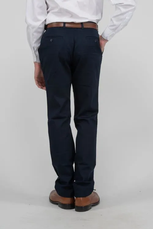 Men's Flat Front Slim Chino Pant