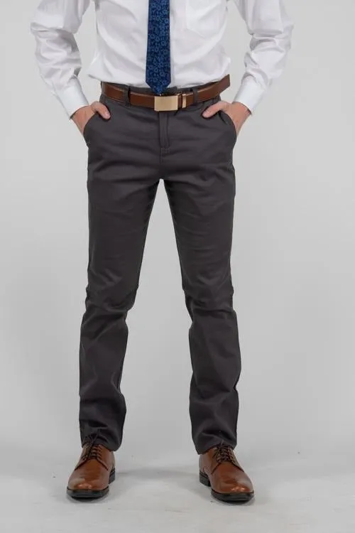 Men's Flat Front Slim Chino Pant