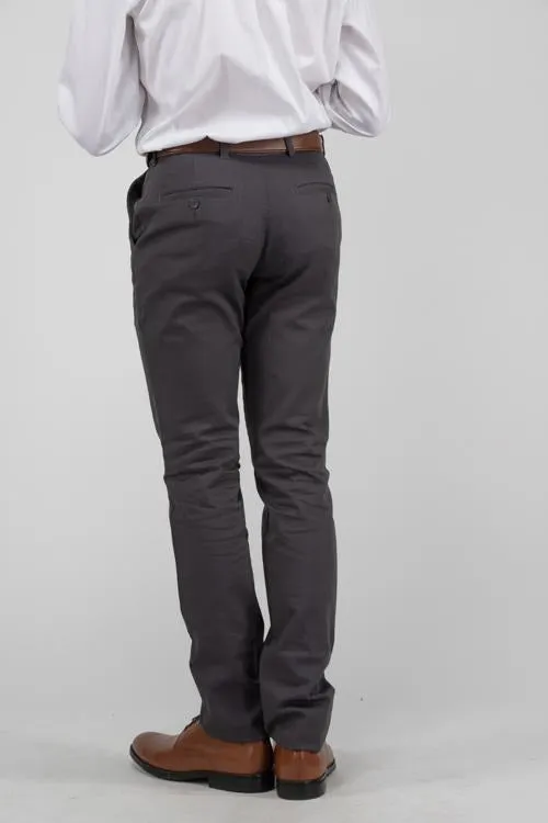 Men's Flat Front Slim Chino Pant