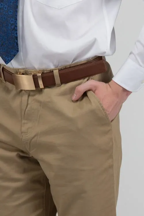 Men's Flat Front Slim Chino Pant