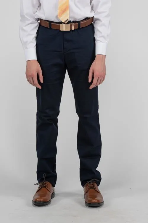 Men's Flat Front Slim Chino Pant