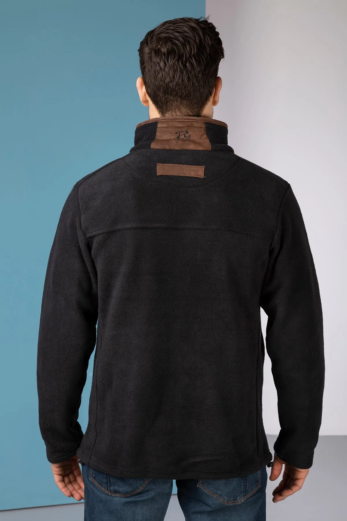 Men's Full Zip Fleece Jacket - Huggate
