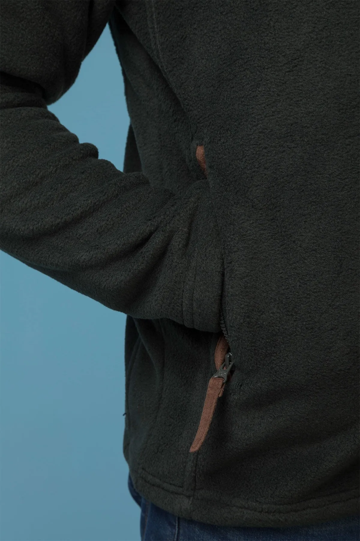 Men's Full Zip Fleece Jacket - Huggate
