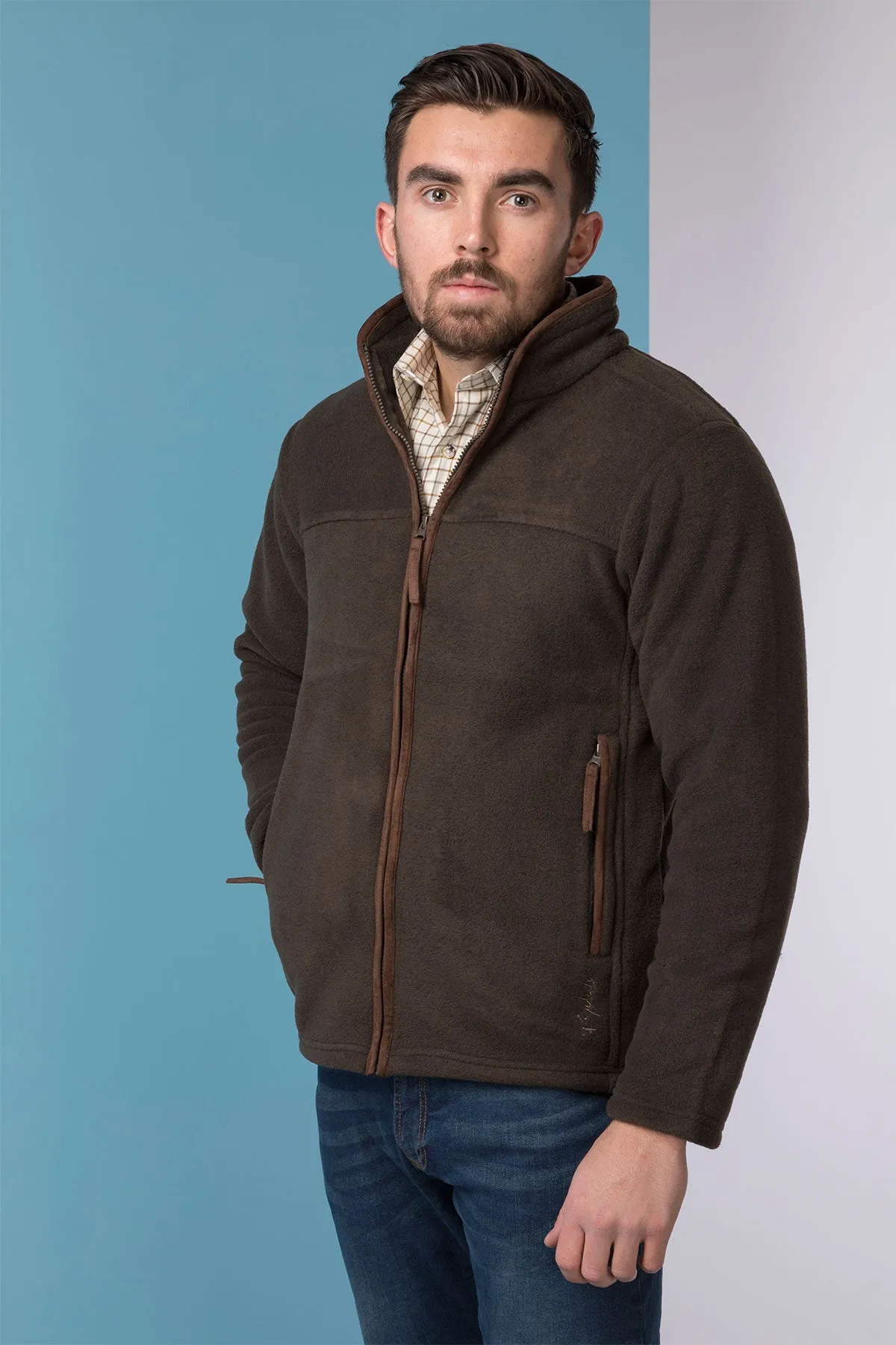 Men's Full Zip Fleece Jacket - Huggate
